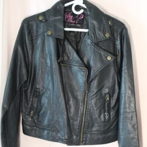 Faux Leather Jacket